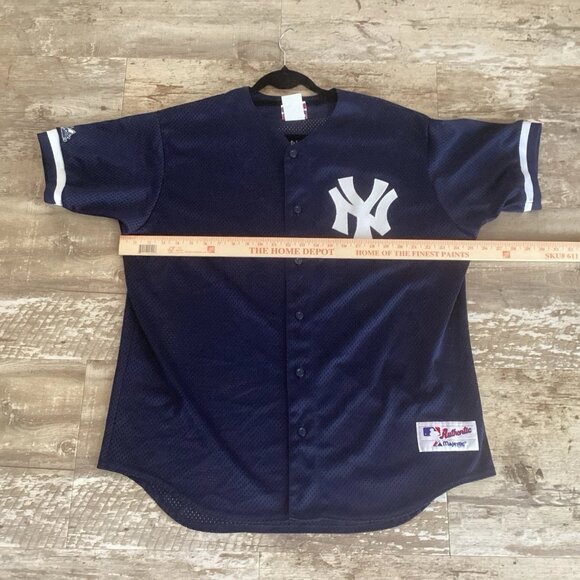 Vintage Derek Jeter New York Yankees Jersey XL Majestic MLB Made In USA - Picture 4 of 6